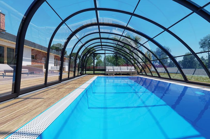 Poolüberdachung